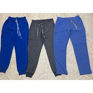 Figs Scrubs Pants Medium 3 Lot Joggers, Pants Size Small